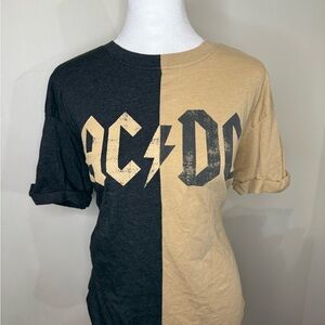 AC/DC Black and Tan Graphic T-Shirt